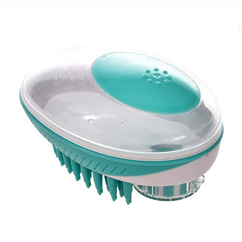 2-in-1 Pet Bath Brush Massager